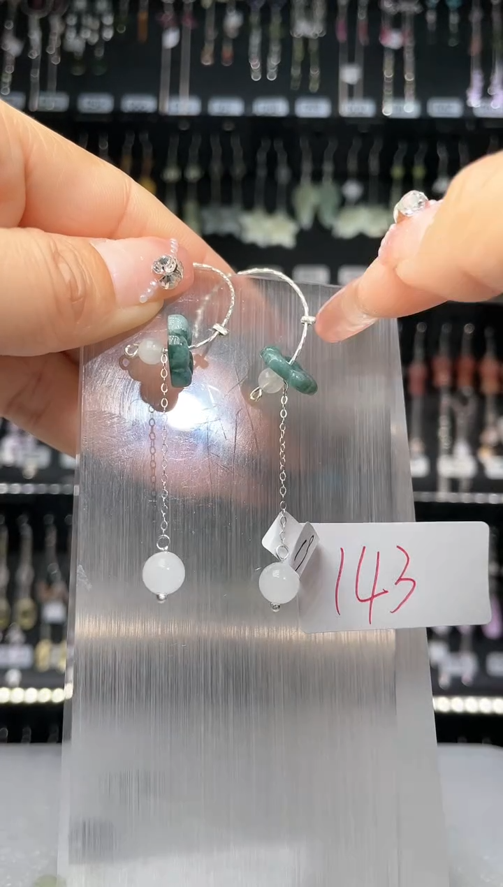 【闪购商品】紫晶耳饰银S925镶嵌喜欢拍