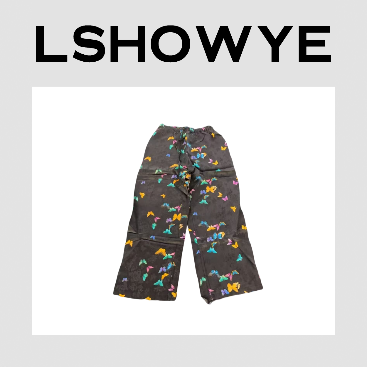 LSHOWYE｜蝴蝶印花长裤 SXZ1247