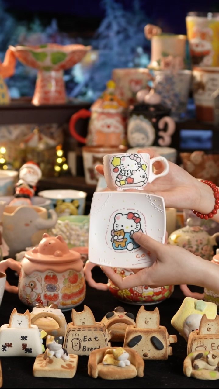 其他陶景德镇釉下彩手绘设计师款陶瓷