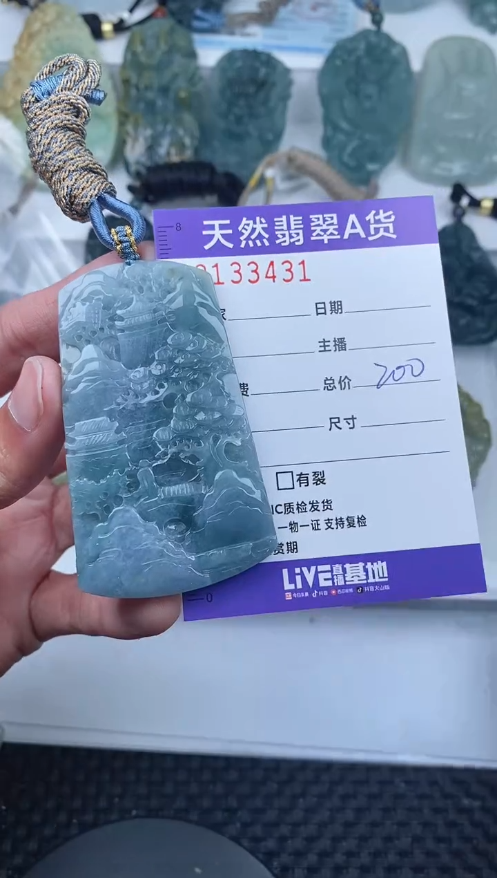 【闪购商品】翡翠颈饰未镶嵌       431
