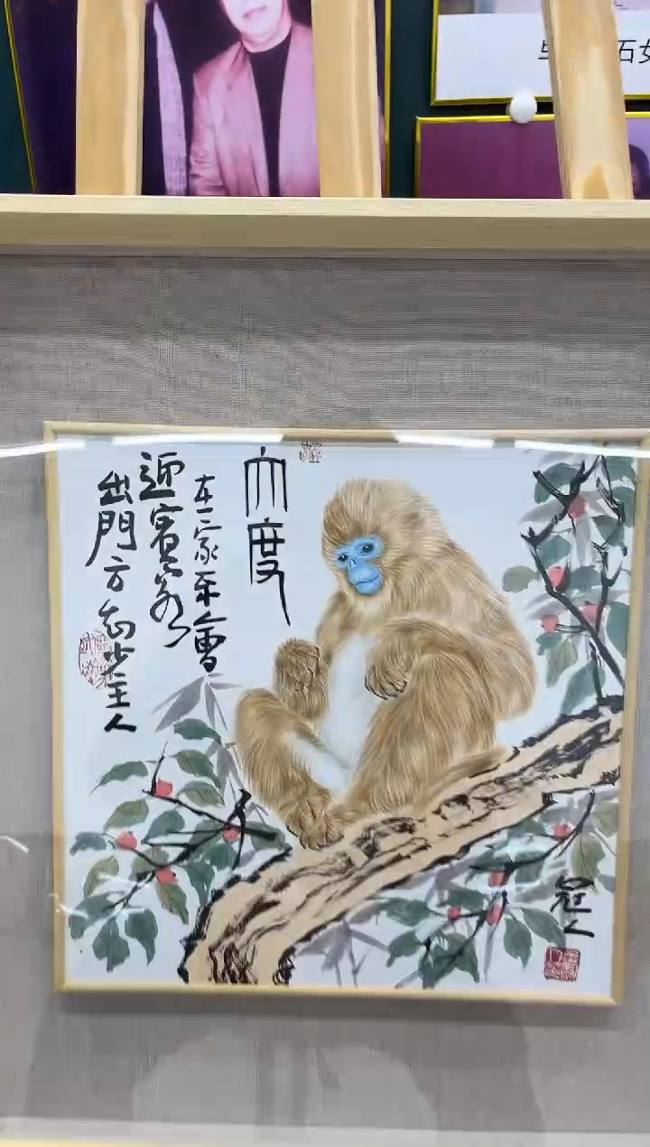【闪购商品】绘画王冠人-1平尺-工笔-带框