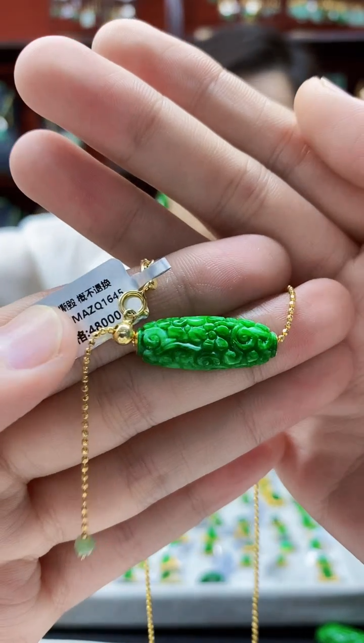 颈饰未镶嵌翡翠翡翠吊坠