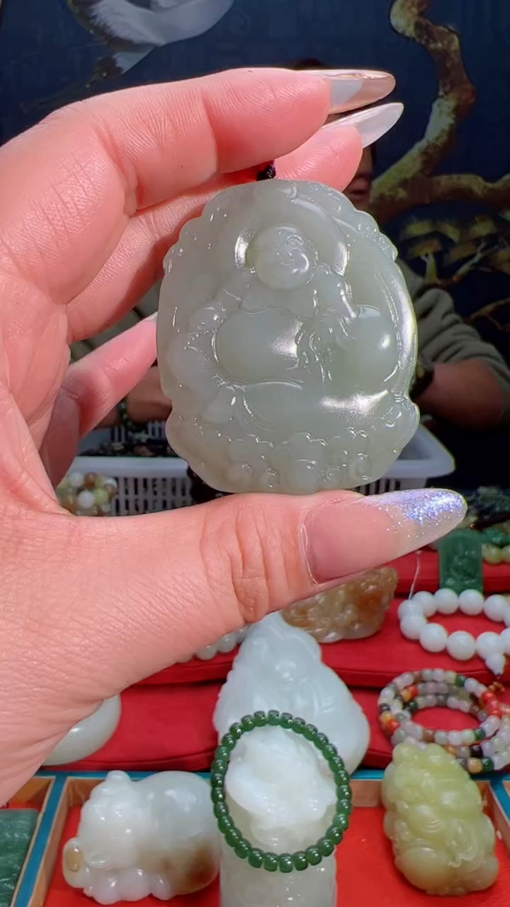 【闪购商品】和田玉吊坠未镶嵌1