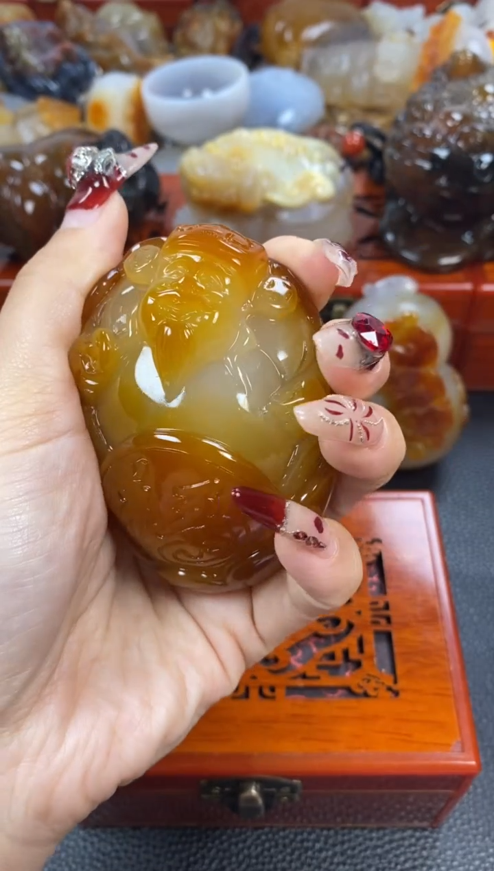 【闪购商品】玛瑙/玉髓手把未镶嵌1