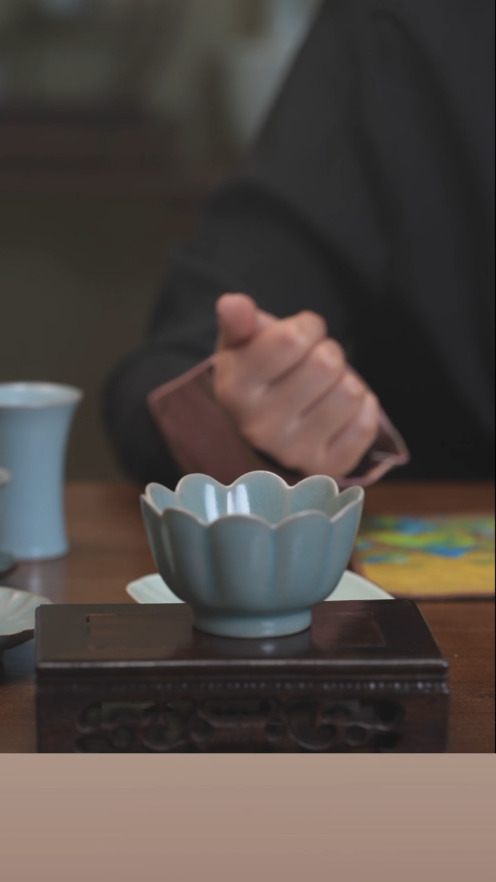 【闪购商品】清凉寺原产地仿古釉手工汝瓷