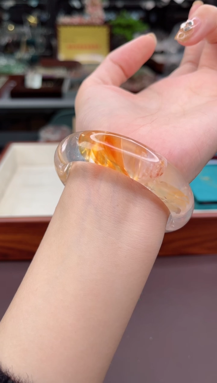 【闪购商品】水晶手镯未镶嵌55圈口S627407