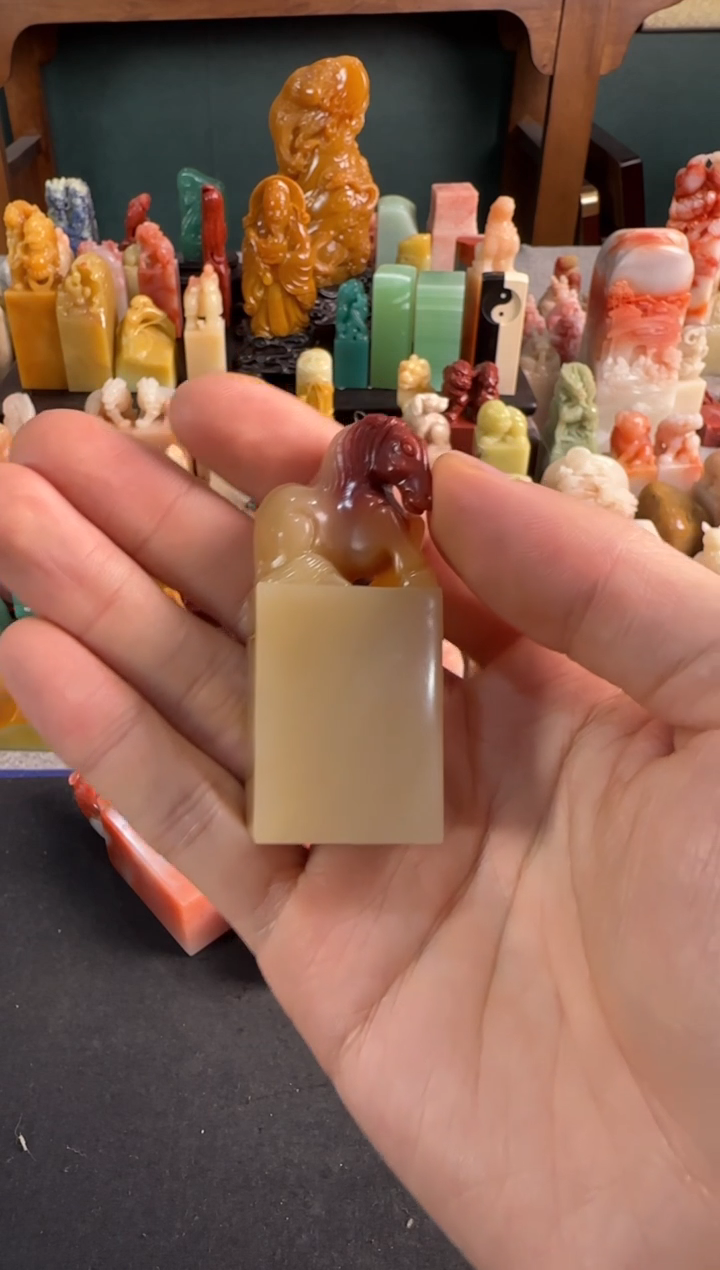 【闪购商品】青田石印石7535编号编号