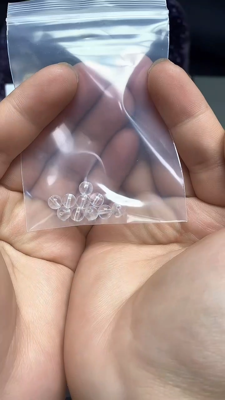 水晶手串未镶嵌6m白水晶（10颗）