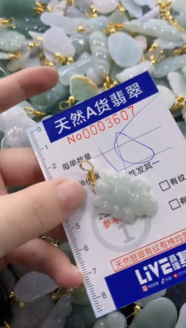颈饰未镶嵌翡翠天然A货翡翠