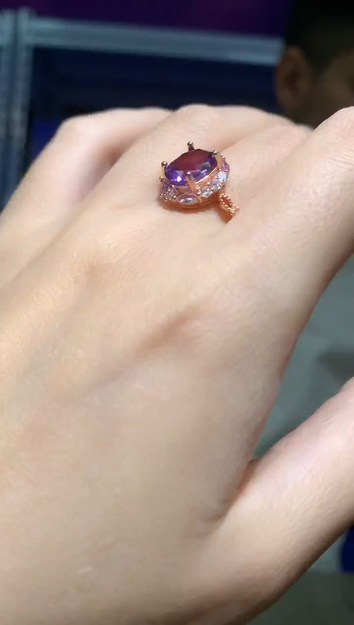 未镶嵌戒指水晶【宝石世家严选】