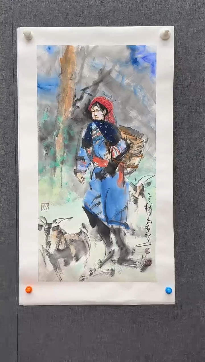 国画炳山艺术--包布和老师作品