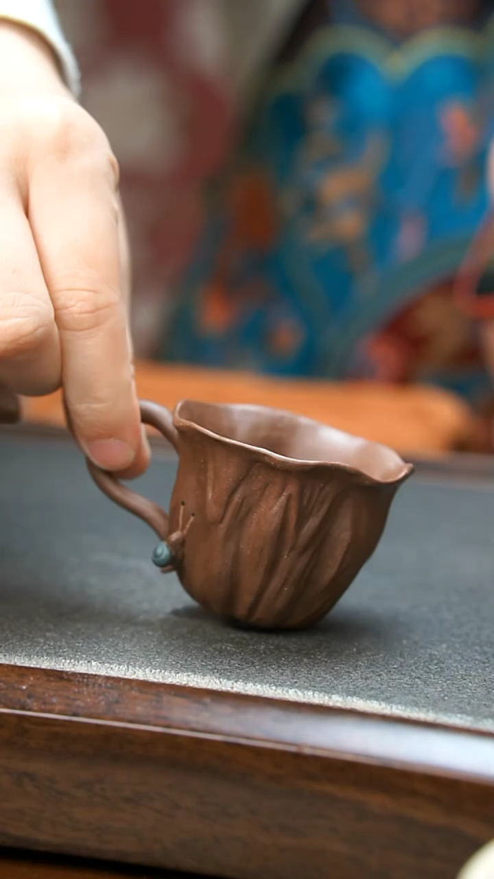 【闪购商品】紫砂茶壶荷叶杯杯