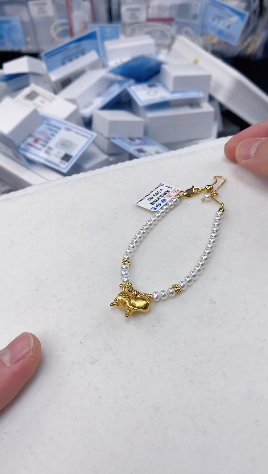 未镶嵌耳饰淡水珍珠SL1032