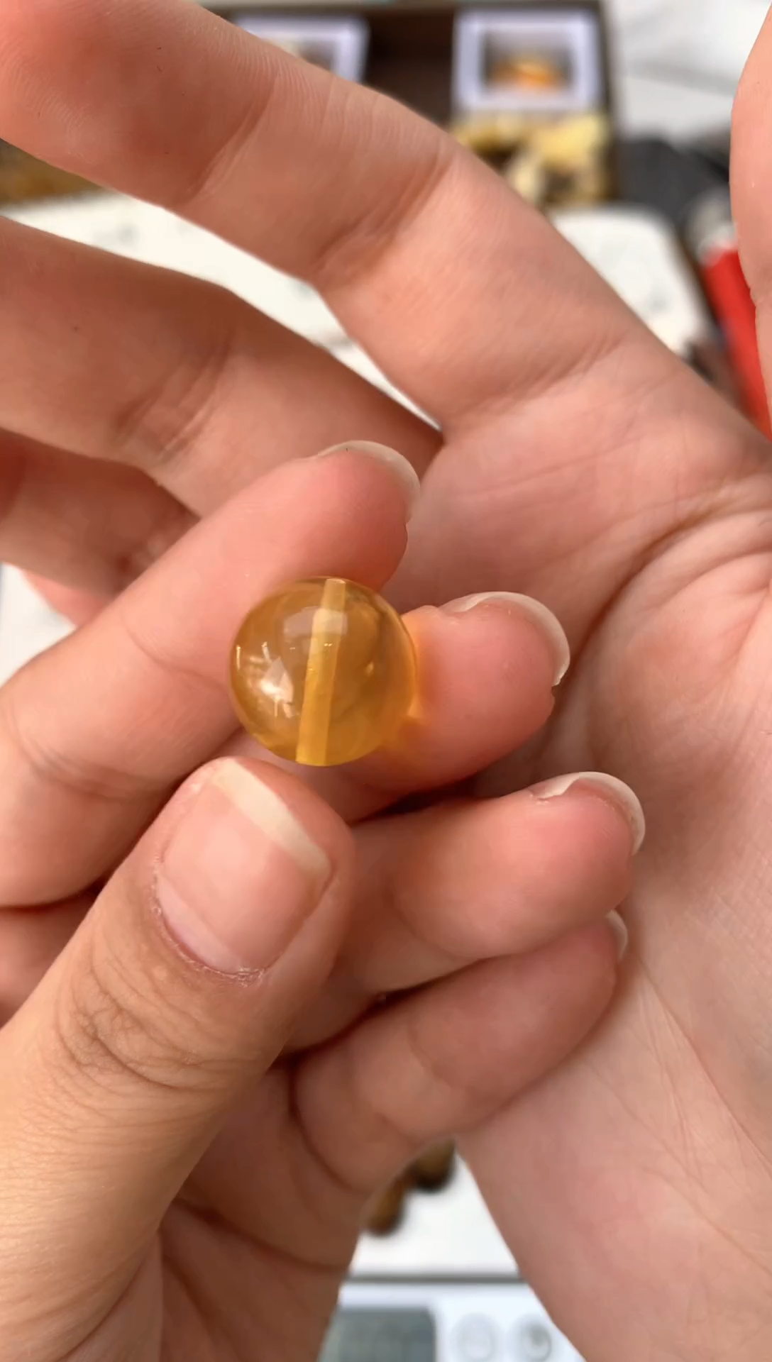 【闪购商品】琥珀珠宝奇石未镶嵌033琥珀蜜蜡花粉