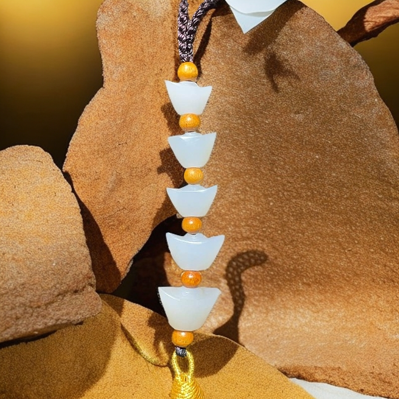 和田玉车挂未镶嵌