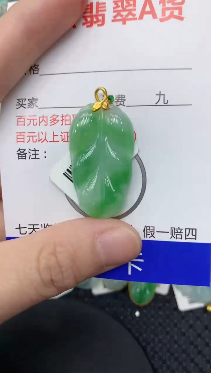 【闪购商品】翡翠颈饰18K金镶嵌111111111111