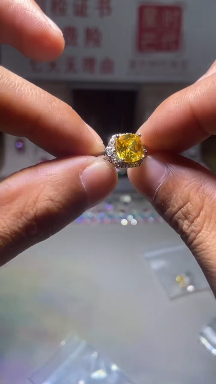 铂Pt950镶嵌戒指/指环钻石807