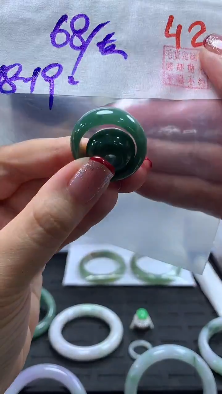 未镶嵌定制翡翠42毛货需精细抛光多样性发1件68元