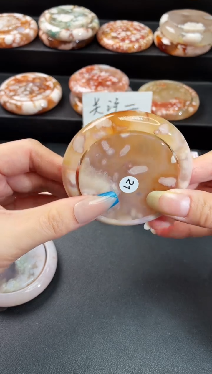 手镯玛瑙/玉髓未镶嵌石英质玉55圈54/55带(赠送镯心)