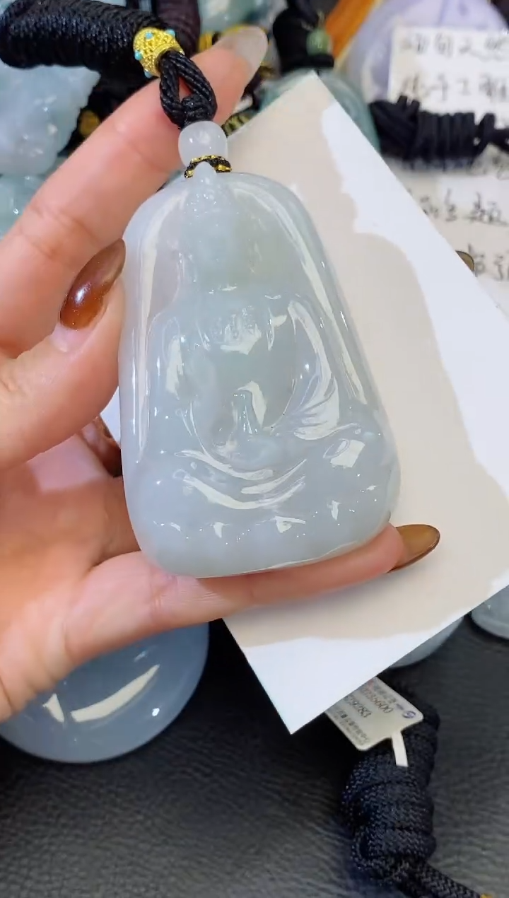 颈饰未镶嵌翡翠缅甸天然翡翠