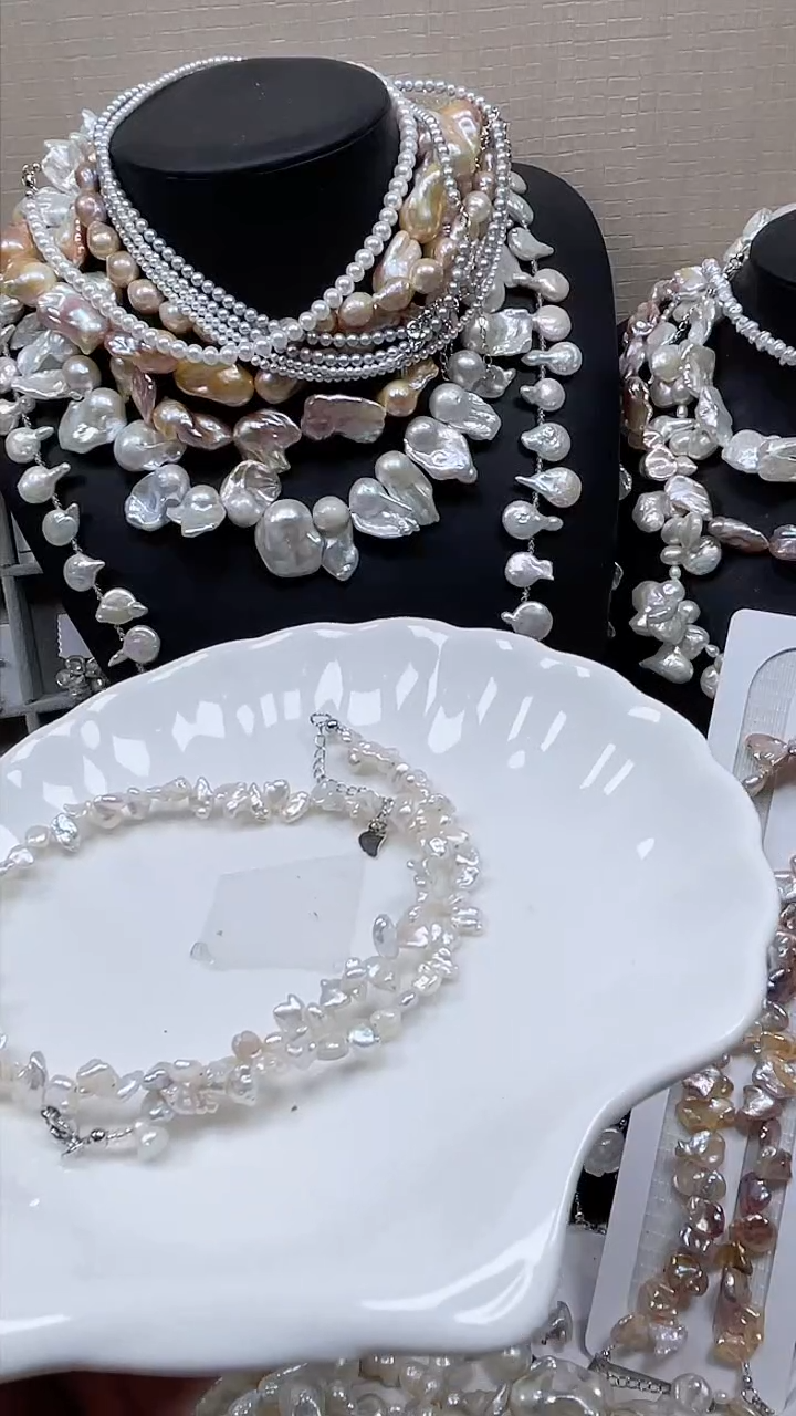 未镶嵌项链淡水珍珠【纯恬饰品】