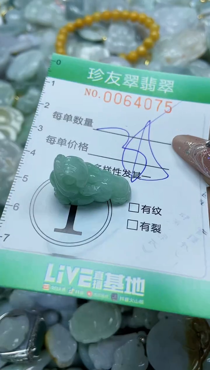 【闪购商品】翡翠颈饰未镶嵌闪购商品0064075