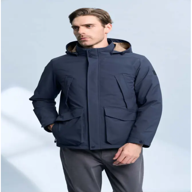 诺帝卡 防泼水轻盈保暖休闲三合一羽绒服-224JM24054NW