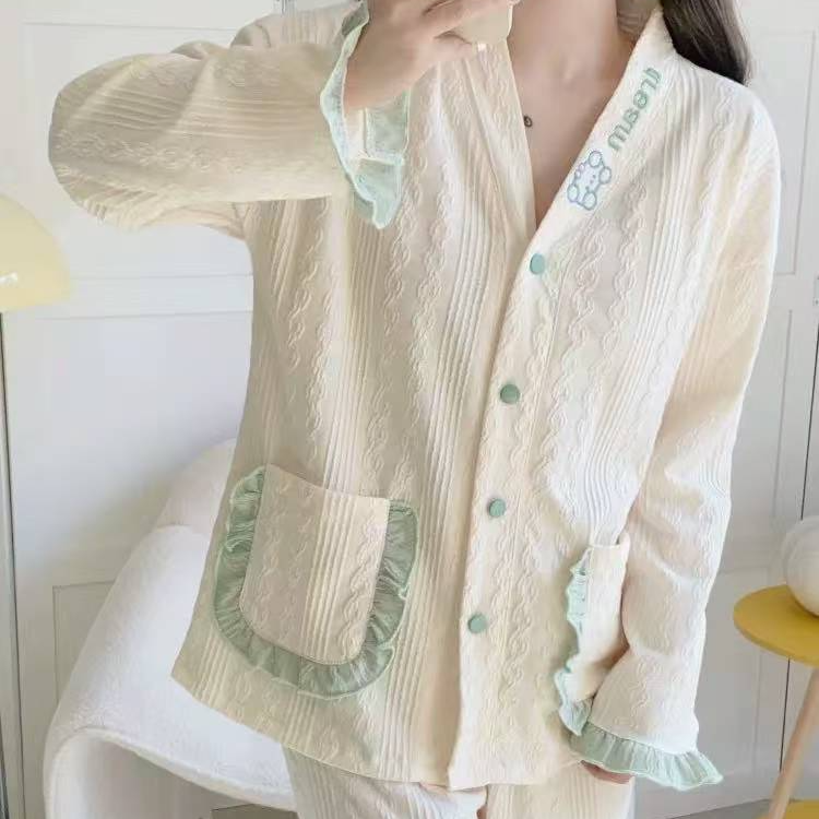 2025春秋新款可爱居家睡衣01