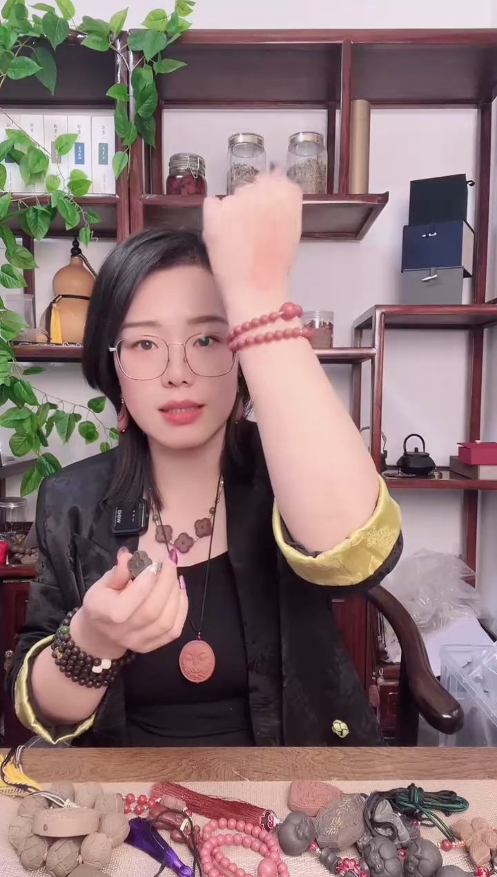 珠串君*清干明目的祥云扣两个不穿绳