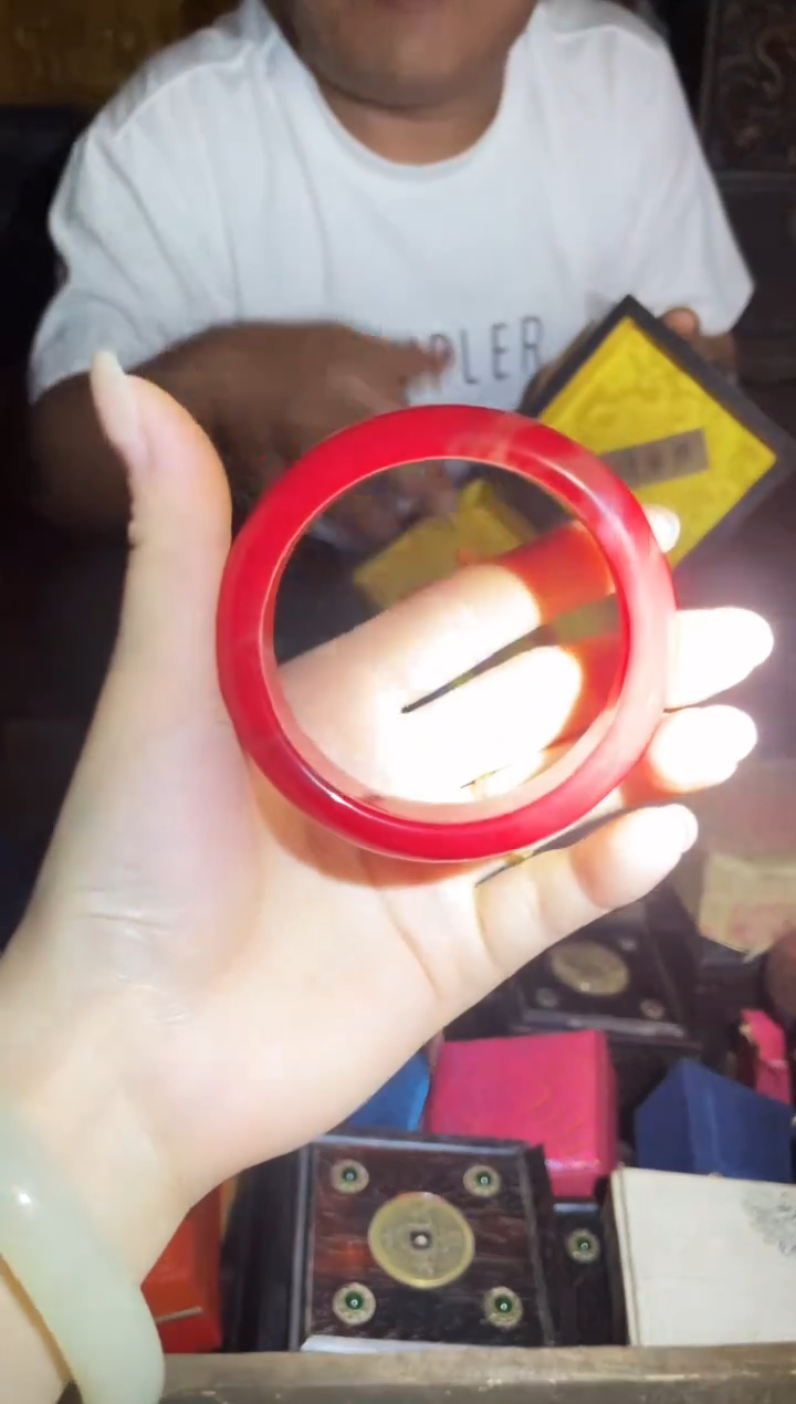 和田玉未镶嵌挂件和田玉手镯.1件