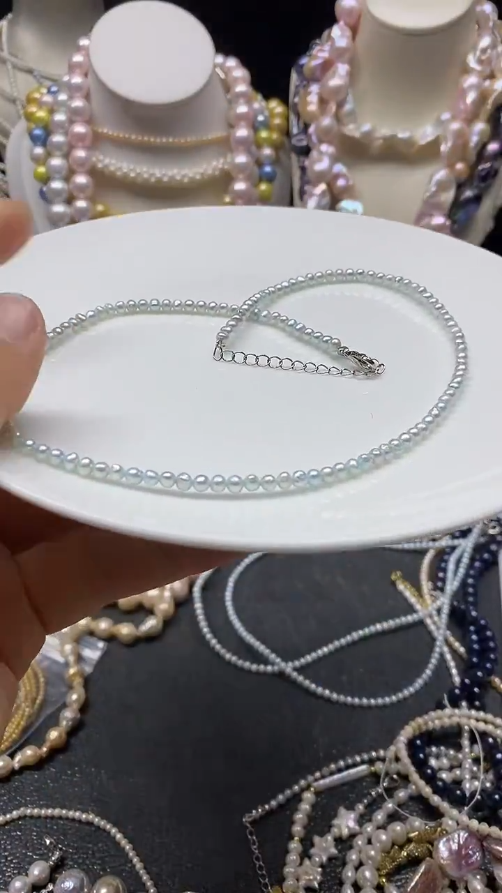 颈饰未镶嵌淡水珍珠多人