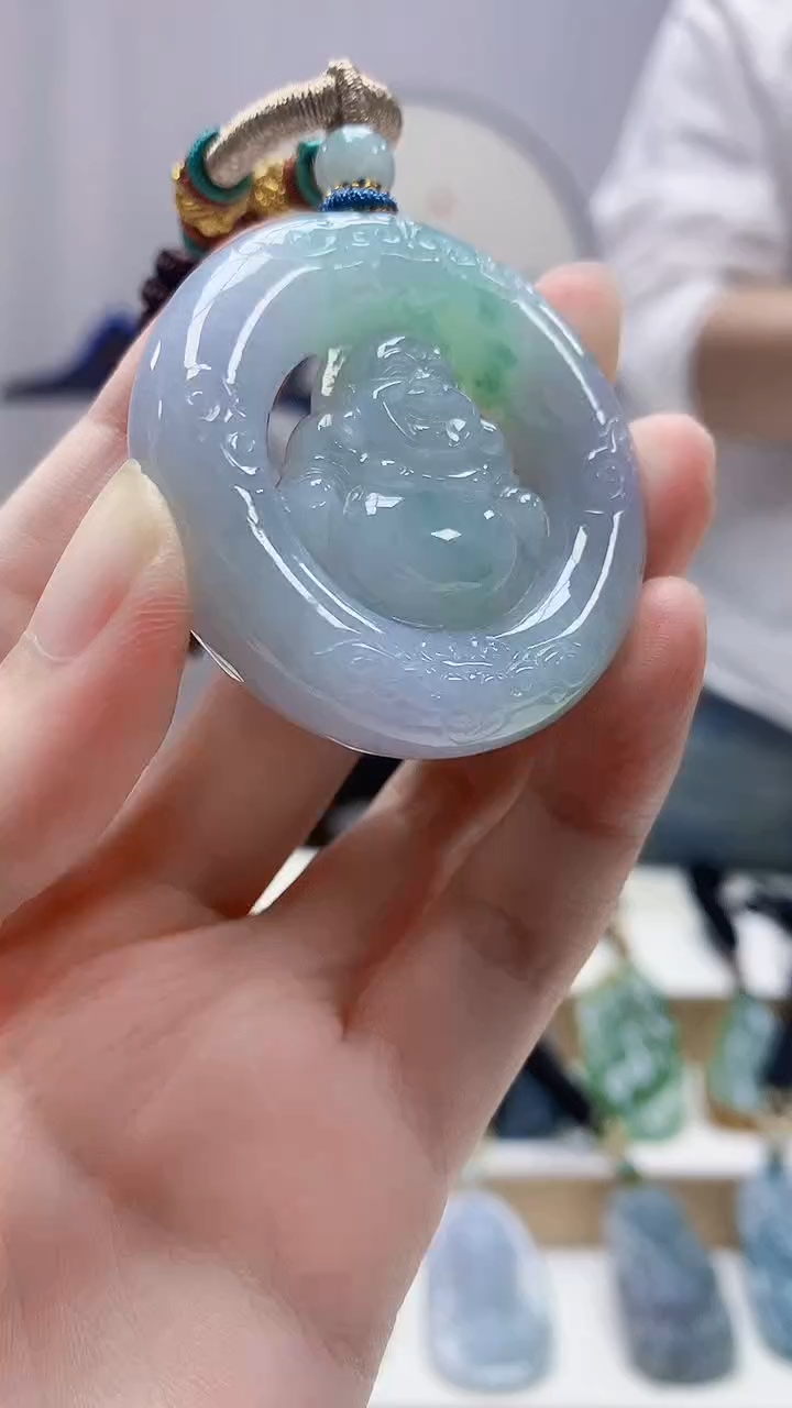 未镶嵌定制翡翠火*火5028zm-毛货挂件