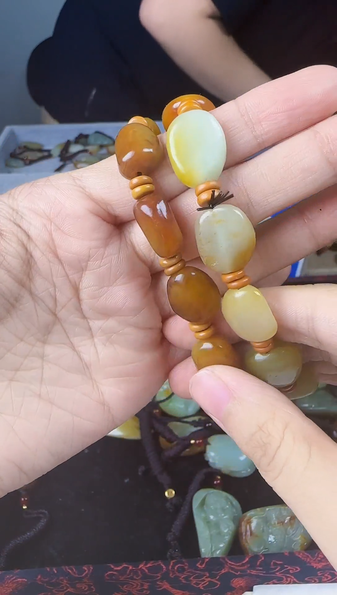 和田玉未镶嵌颈饰多样性发货拍一单发一个