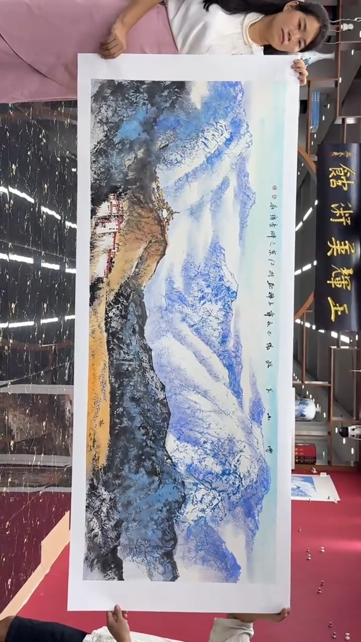 国画国画绘画山水花鸟
