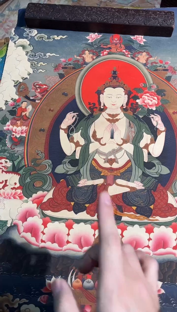 卷轴画天天的唐卡tk160