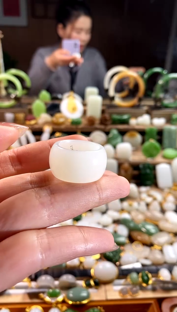 【闪购商品】和田玉戒指未镶嵌21-22