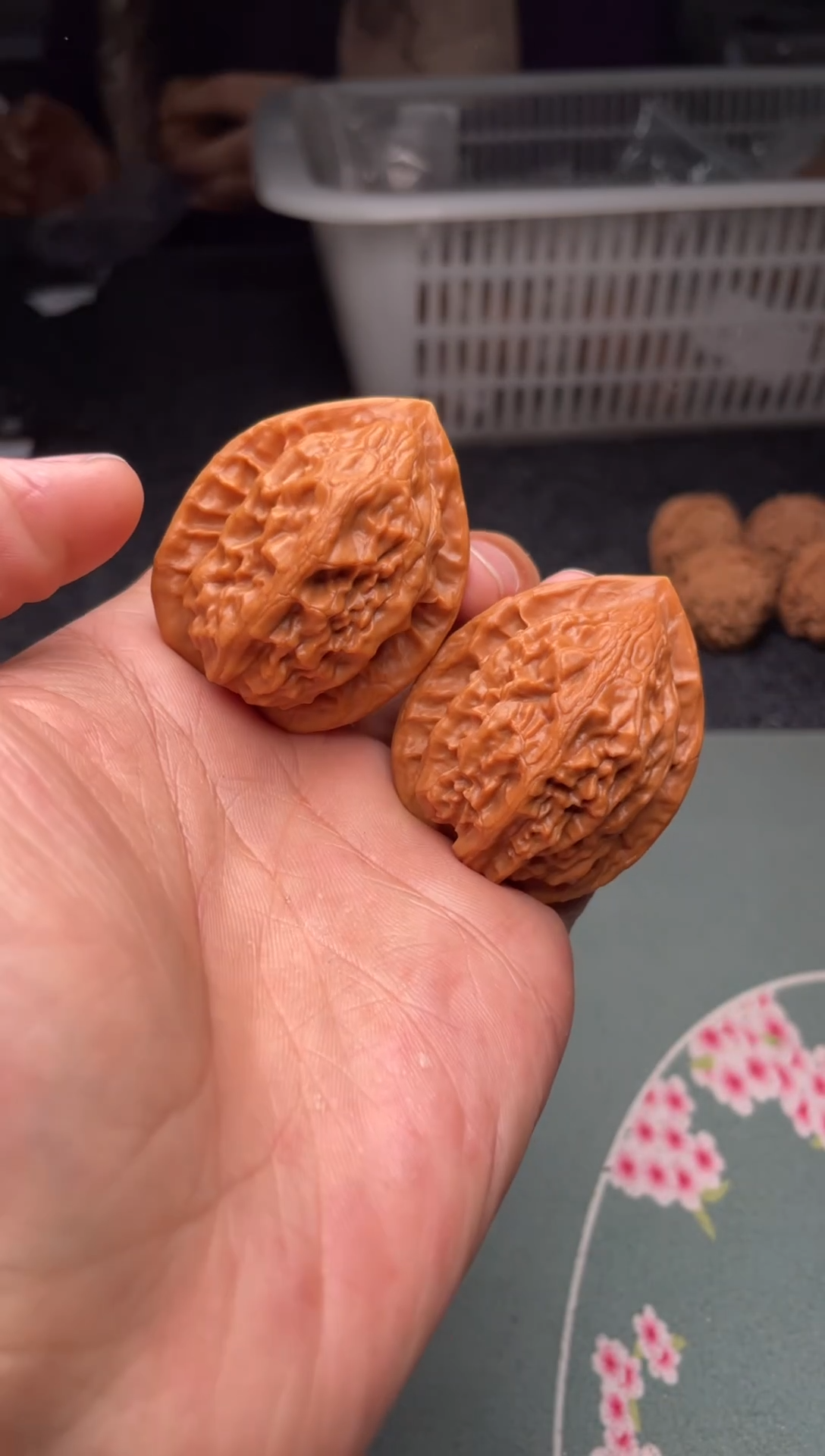 把件文玩核桃a145  大红袍 37尺