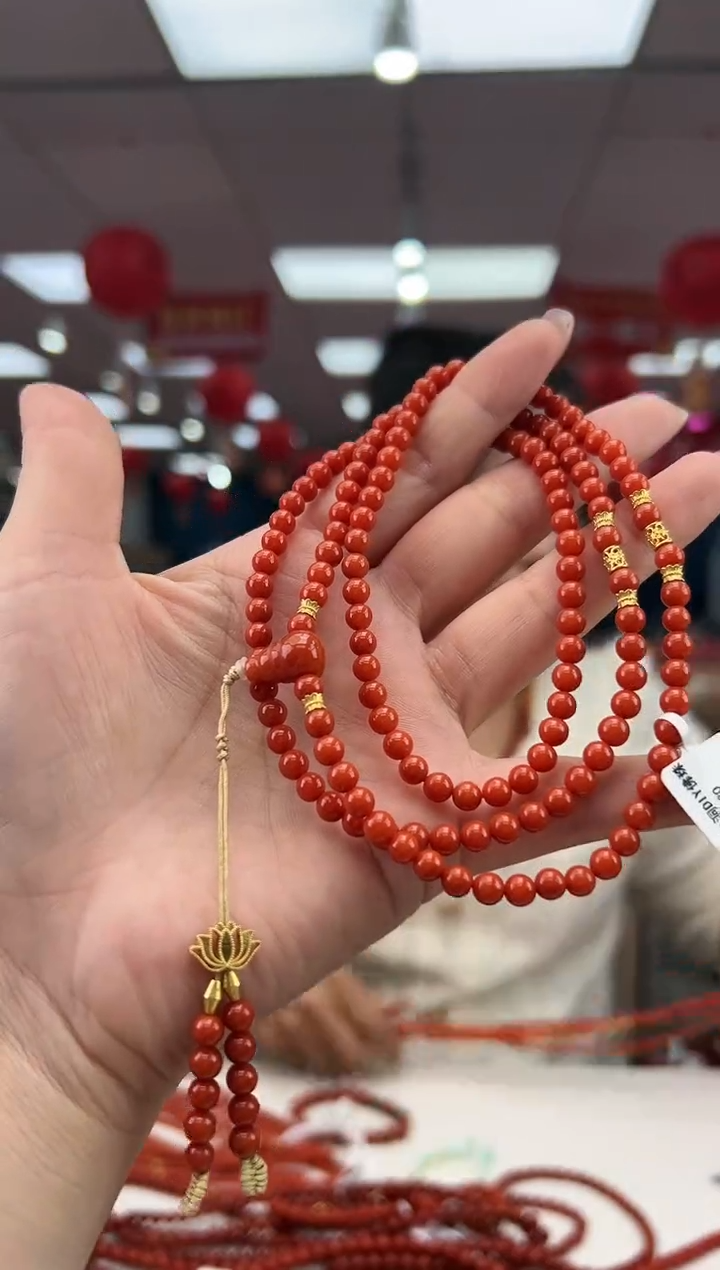 【闪购商品】南红玛瑙珠串未镶嵌多样发其一/5/HS9991930