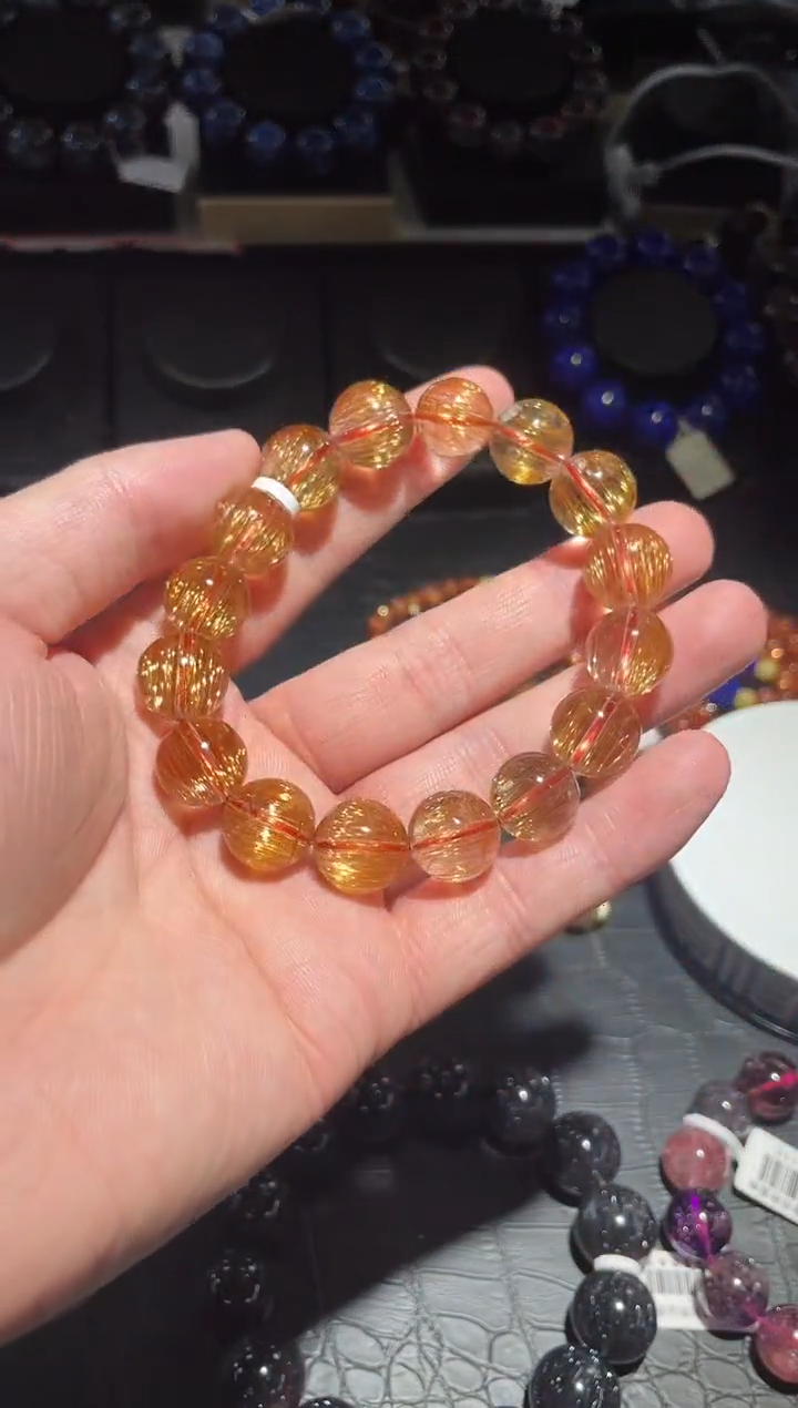 【闪购商品】水晶手链未镶嵌铜发晶A13