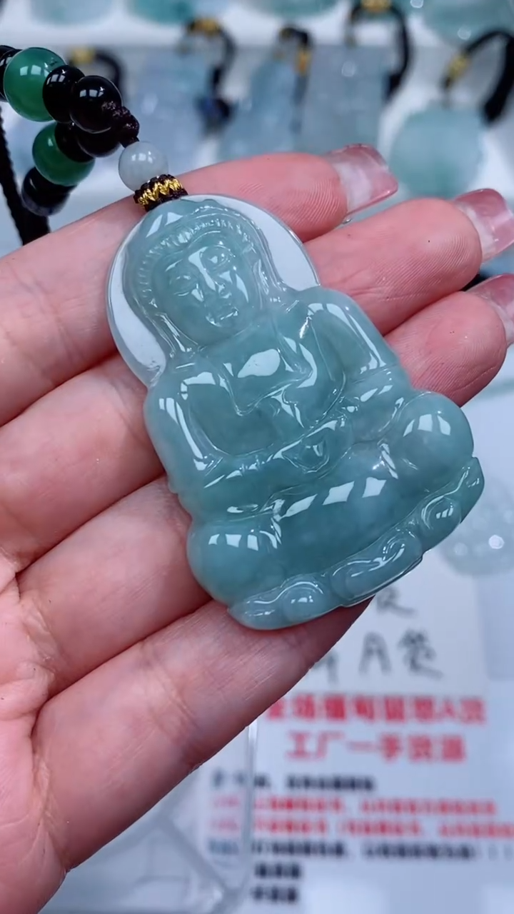 翡翠未镶嵌颈饰吊坠