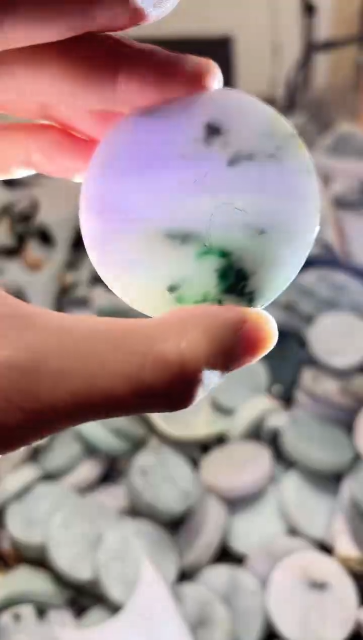 【闪购商品】翡翠颈饰未镶嵌A货吴玉243