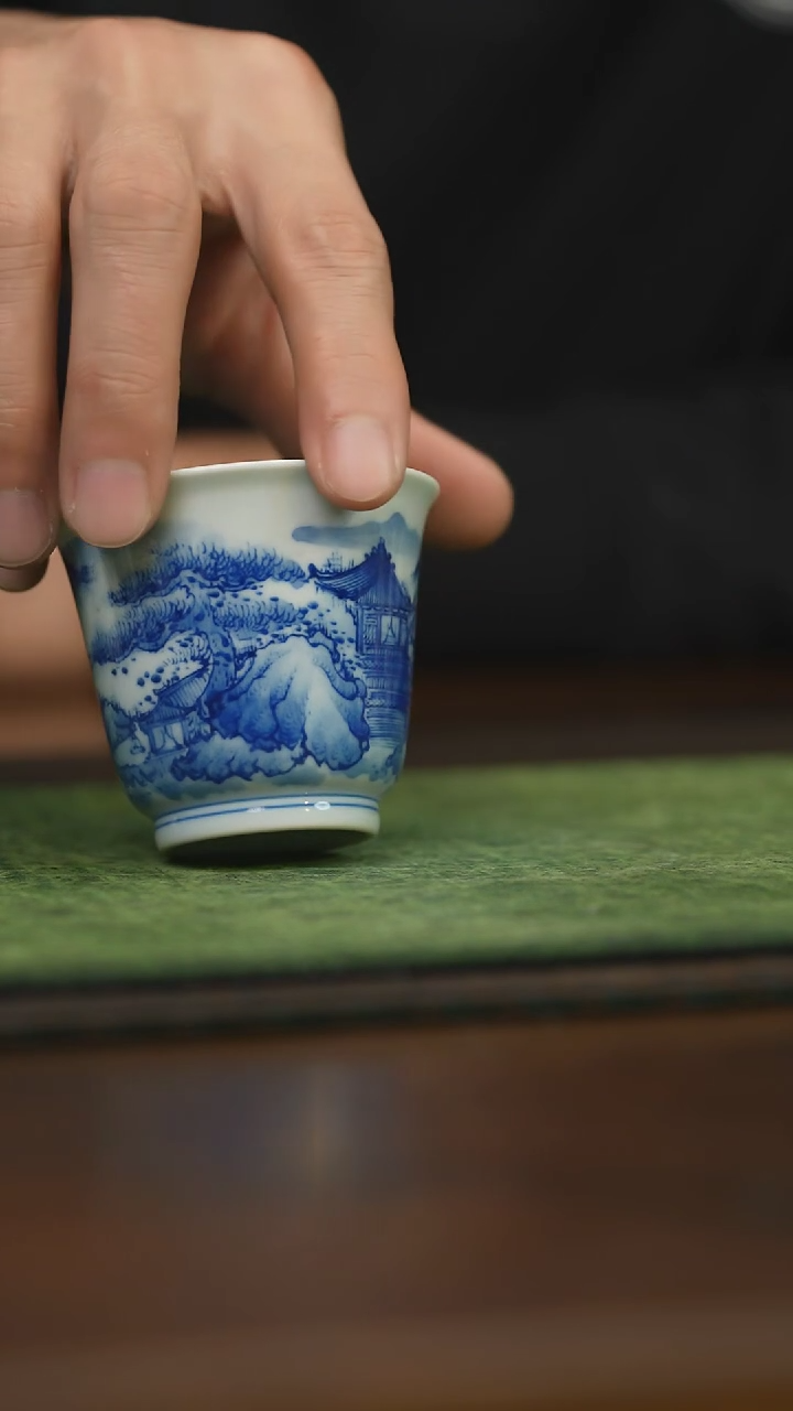 【闪购商品】杯柴窑青花破价福利