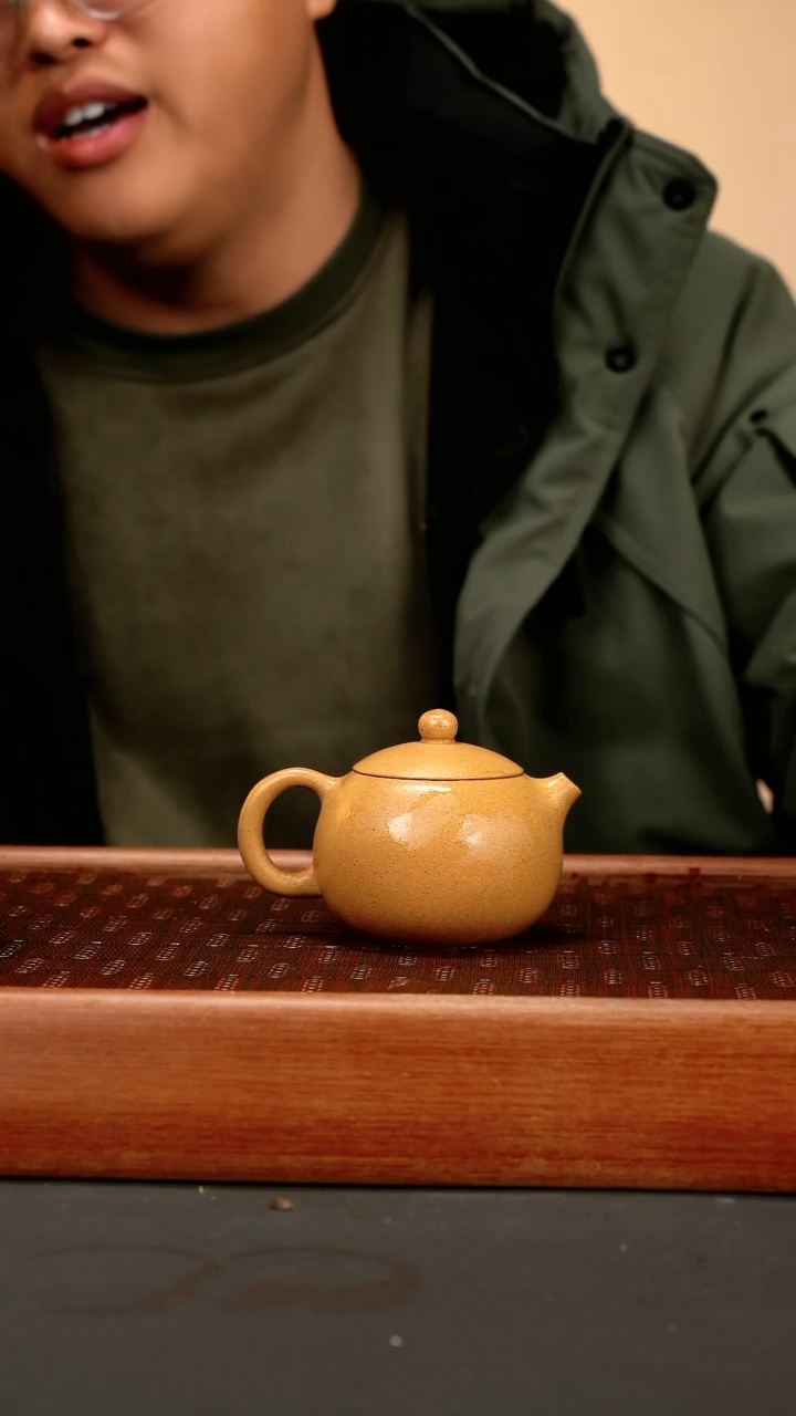 【闪购商品】紫砂茶壶sy 黄金段 手磨粗砂 西施