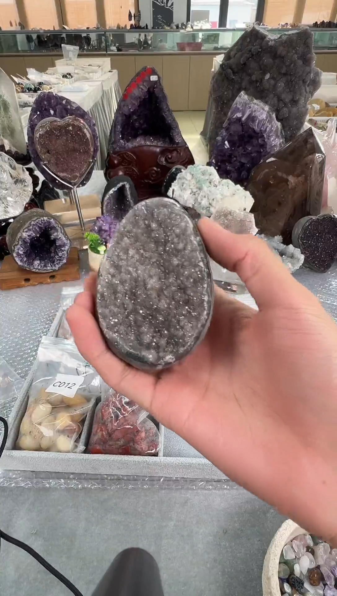 未镶嵌珠宝半成品水晶C118 