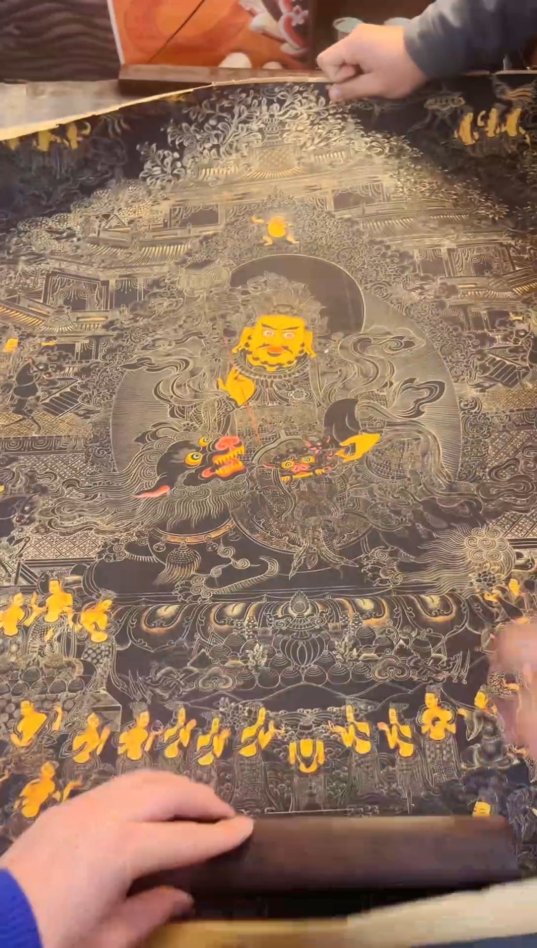 卷轴画大朱画院瑞哥专属W996