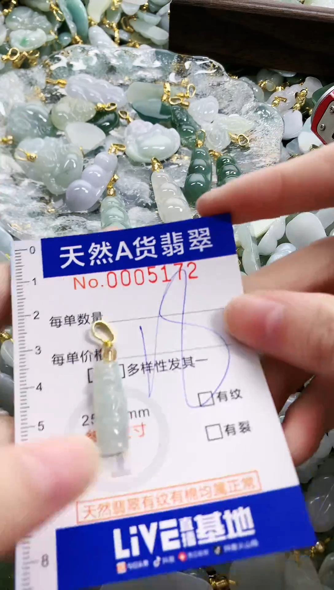 颈饰未镶嵌翡翠天然A货翡翠