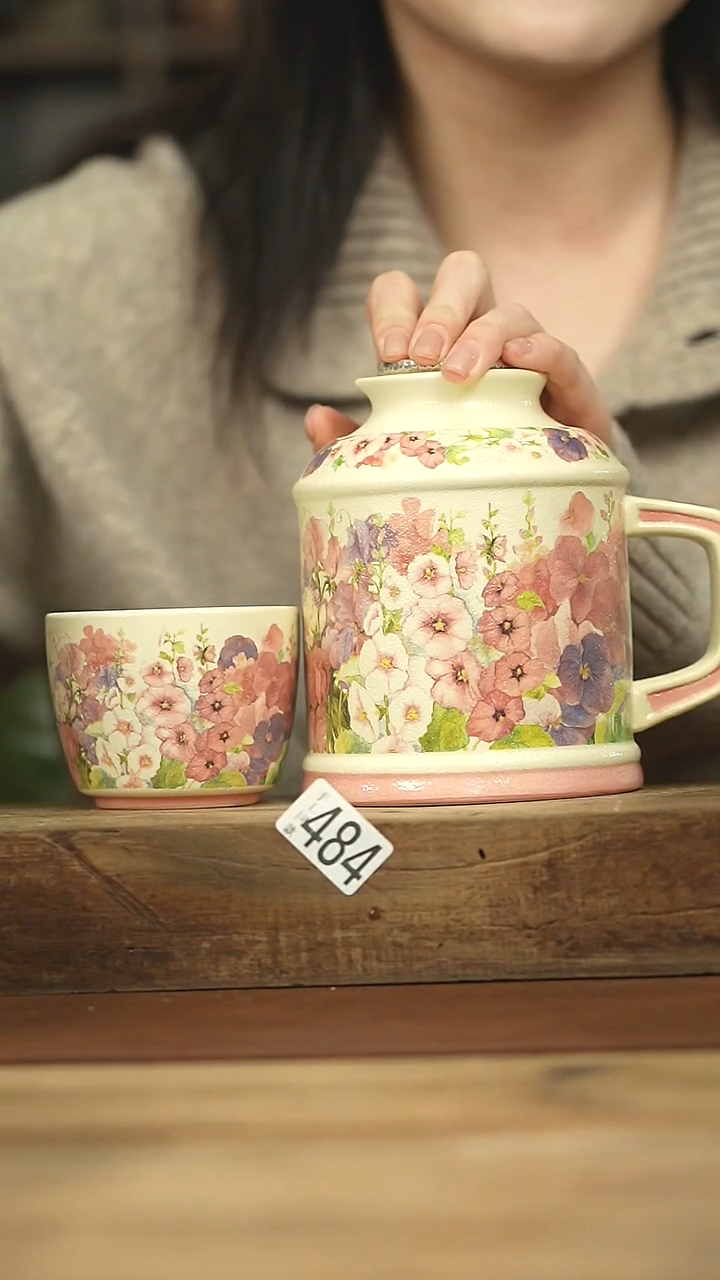 设计师手作！繁花系列！闷茶壶