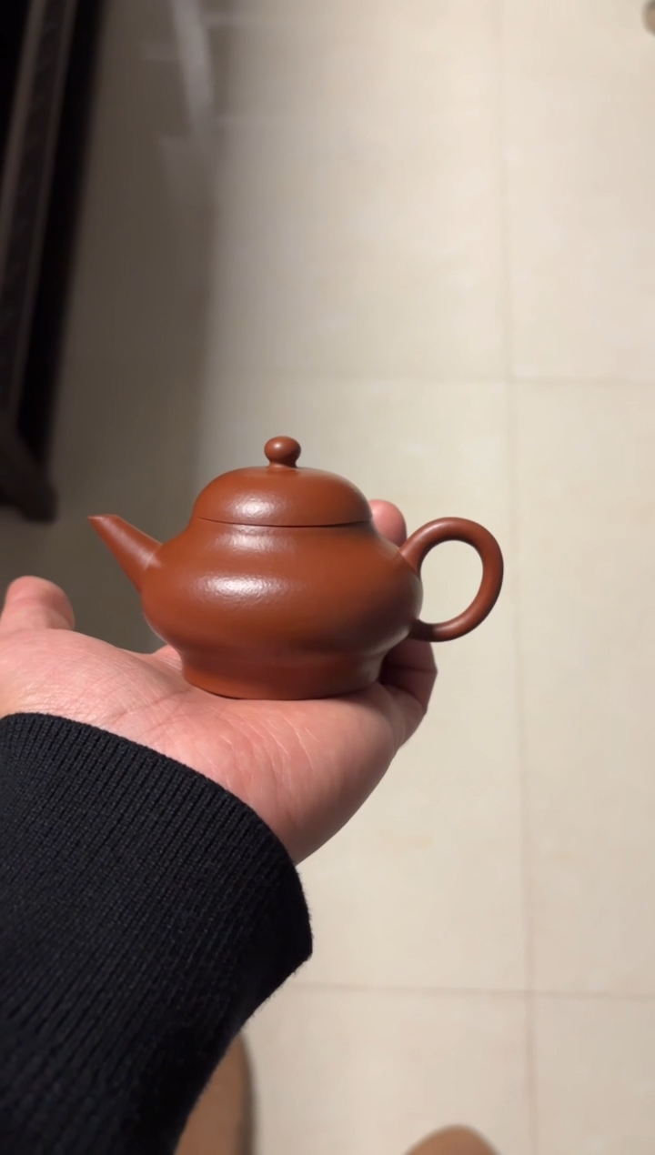 茶壶紫砂朱泥水平130毫升