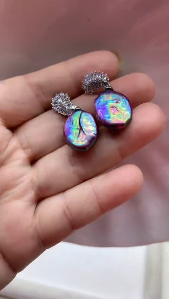 【闪购商品】淡水珍珠耳饰未镶嵌淡水珍珠耳饰