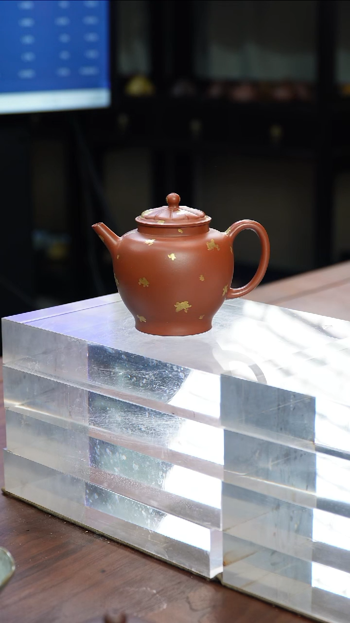 茶壶紫砂红皮龙 高芳华